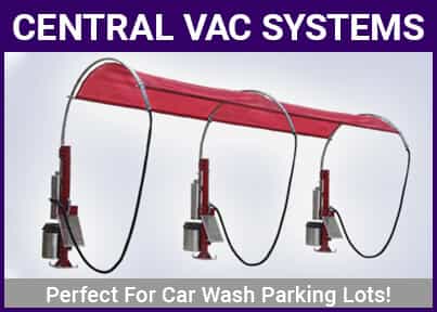 Central vacuum system arrangement with 3 arches