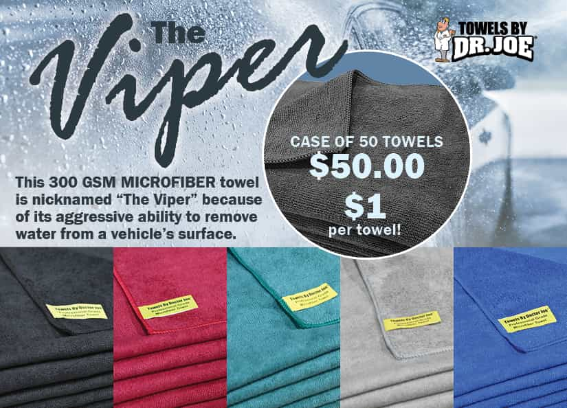 The Viper microfiber towels