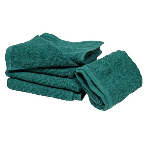 Green Terry Towel 16" x 27" Auto Detailing Towels KleenRite