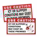 Slippery Conditions Signs