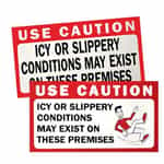 Slippery Conditions Signs