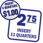 Blue and White Price Decals