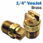 1/4" Spraying Systems Brass VeeJets