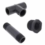 various PVC fittings