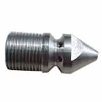 Pressure washer sewer nozzle