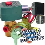 Clearance sale valves and swivels