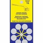 2173900 GinSan Blue and Yellow Meter Box Decal