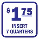 15077 Insert 7 Quarters Blue and White Decal