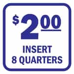 15079 Insert 8 Quarters Blue and White Decal