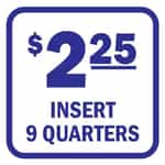 15081 Insert 9 Quarters Blue and White Decal