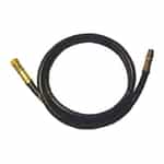 HA014WBK0101 Black Wirebraid Hose with 1/4" Ends