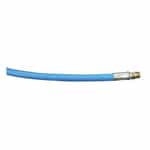1' Blue 3/8" Single Wirebraid Hose 3/8" MSE 3/8" F