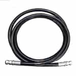 HA074WBK0606 Black Wirebraid Hose with 3/8" Ends