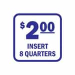 15150 Insert 8 Quarters Blue and White Decal