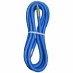 15 Ft. Blue 3/8 In. Single Wirebraid Hose, 3/8 In. MPE x 1/4 In. MPE