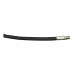 50' Black 3/8" Single Wirebraid Hose with 3/8"M Swivel Ends
