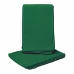 Green folded towel