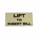 Hamilton Changers Lift to Insert Bill Decal - 96-0046