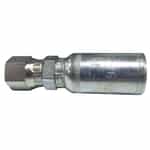 FJX-04-04 Crimpable Hose Swivel Fitting - 1/4" Hose x 1/4" JIC 37° Female