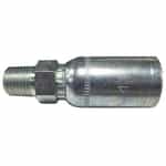 Rigid Crimp Fitting, 1/4" NPT Male x 3/8" Hose - MP-06-04
