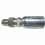MPX-06-04 Crimpable Hose Swivel Fitting - 3/8" Hose x 1/4" NPTF Male Pipe