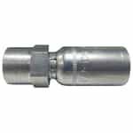 FP-06-06 Crimpable Hose Fittings - 3/8" Hose x 3/8" NPTF Pipe