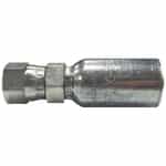 FJX-06-06 Crimpable Hose Swivel Fitting - 3/8" Hose x 3/8" JIC 37° Female
