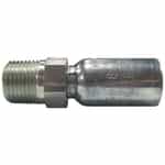 MP-06-08 Crimpable Hose Swivel Fitting - 3/8" Hose x 1/2" NPTF Male Pipe