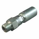 MPX-06-08 Carbon Steel Crimp Style Hose Fitting - 3/8" Hose x 1/2" NPTF