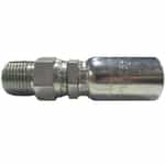 MPX-08-08 Carbon Steel Crimp Style Hose Fitting - 1/2" Hose x 1/2" NPTF