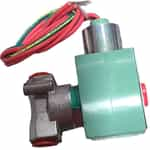 ASCO 8262H007 Stainless Steel 2-Way Normally Closed Solenoid Valve, 1/4 In Ports, 185 PSI, 24VAC