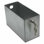 81-B80 Laurel Metal Coin Box Plus Lock