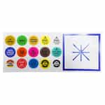 8 Function White Decal