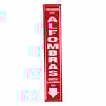 Hamel RD-57 Mat Clamp Decal - Red, Spanish