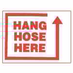 Kleen-Rite CB0373 Vacuum Decal - Hang Hose Here