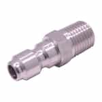 General Pump D10077 Quick Disconnect, Stainless Steel, 1/4 in. NPT-M x 1/4 in. Plug