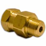 Kleen-Rite Brass 3/8 M x 3/8 F In-Line Swivel