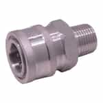 General Pump D10075 Quick Disconnect, Stainless Steel, 3/8 in. NPT-M x 3/8 in. Coupler