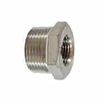 62-500 Stainless Steel Hex Fitting - 1/4” MNPT x 1/8” FNPT