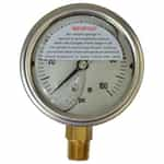 OCI Instruments 3034L 100L Liquid-Filled Pressure Gauge