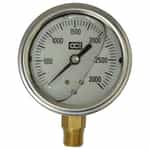 OCI Instruments 3034L 3000L Liquid-Filled Pressure Gauge