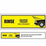 SI0130S2 Kleen-Rite Rinse Sign