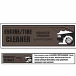 Tire / Engine Cleaner Sign Strip