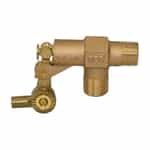 BOB Valves R400-1/2 Brass Float Valve, 1/2 In. MNPT