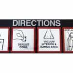 Ginsan Red Dome Instruction Decal
