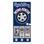 Quick Dry Detail Center 3 Column Decal