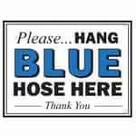 15095 The Dualer Hang Hose Here Decal - Blue