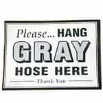 15096 The Dualer Hang Hose Here Decal - Gray