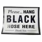 15097 The Dualer Hang Hose Here Decal - Black