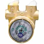 Brass Rotary Vane Water Pump, Clamp Mount, 91 Gallons Per Hour, Fluid-O-Tech, PA2500